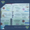 Anti-Fake Booklet Ticket Printing